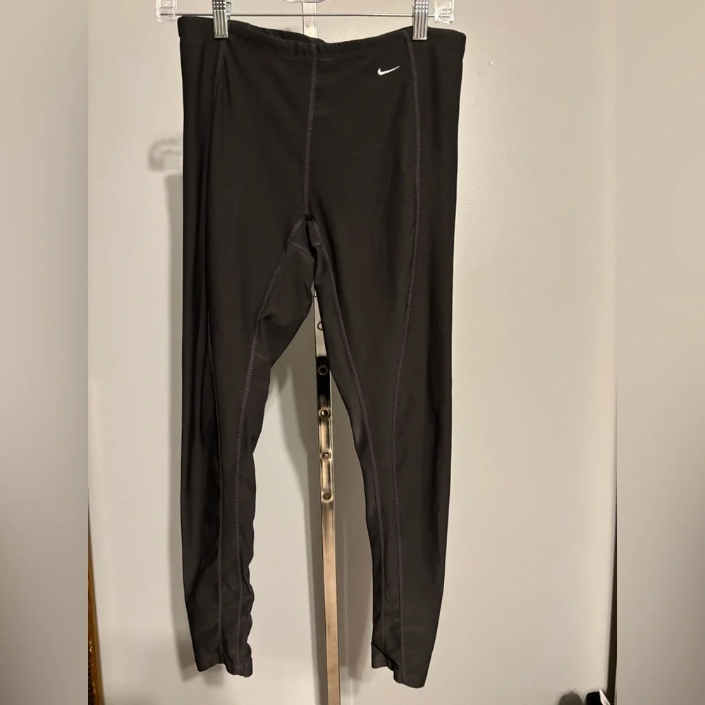 Nike Tights Men's M black Alpha Project Tight Training Compression USA Vintage